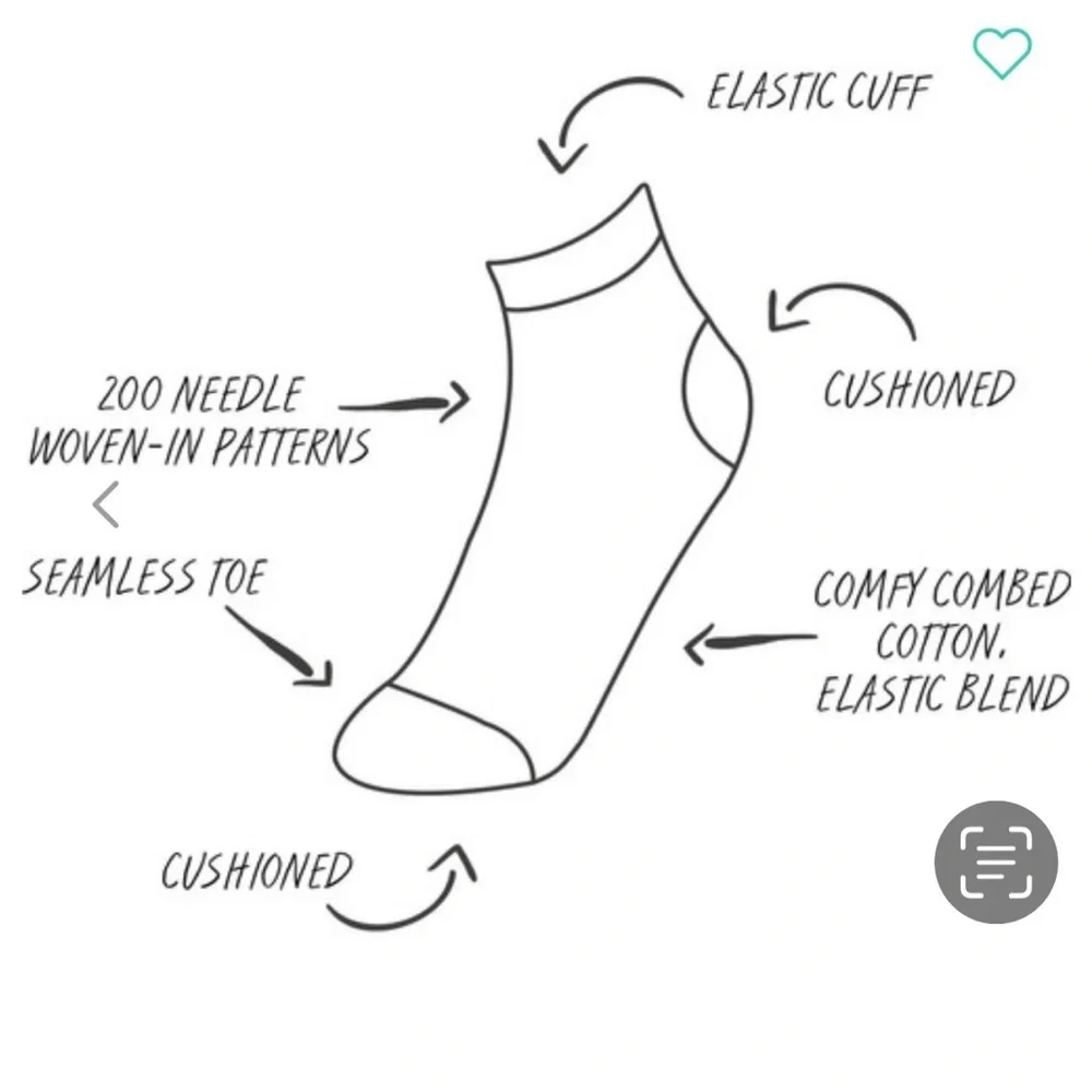 NWT “Wine Down “ combed cotton short ladies socks